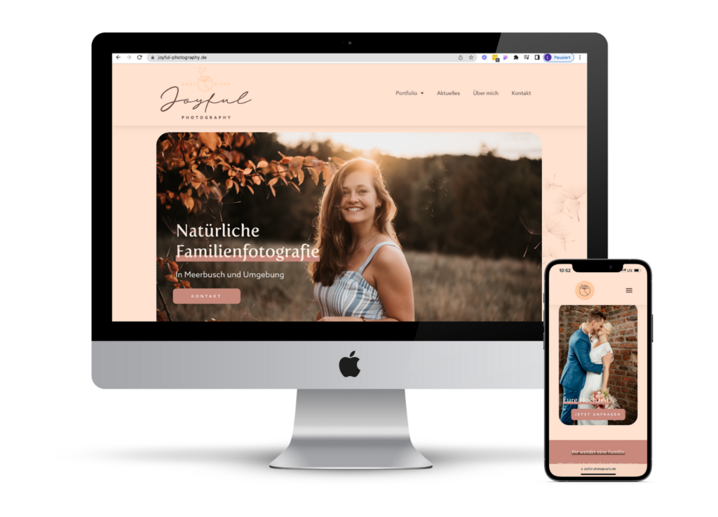 joyful branding website